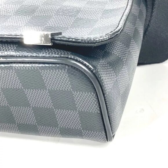LOUIS VUITTON Damier Graphite District PM NM Crossbody Shoulder Bag - Picture 8 of 13